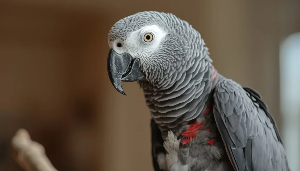 plucked parrot